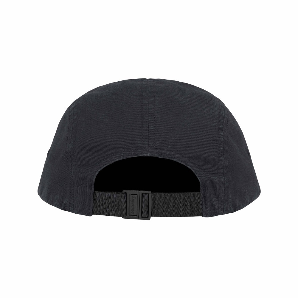Boné Supreme Washed Chino Twill Camp Black foto 1