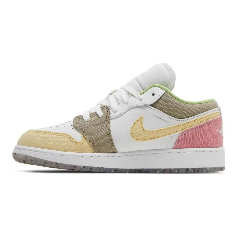 Air Jordan 1 Low GS Pastel Grind Vivid Green foto 3