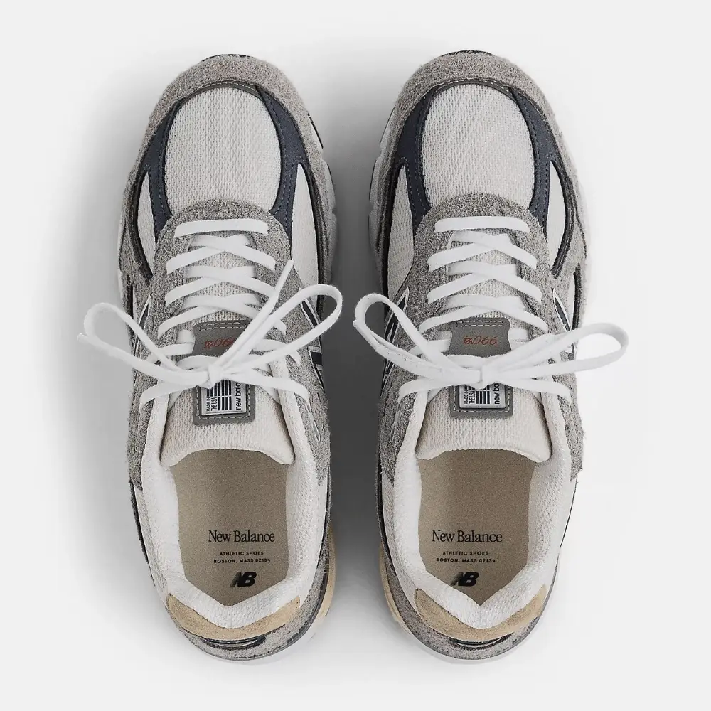 New Balance 990v4 Made in USA Marblehead Vintage Indigo - Droper