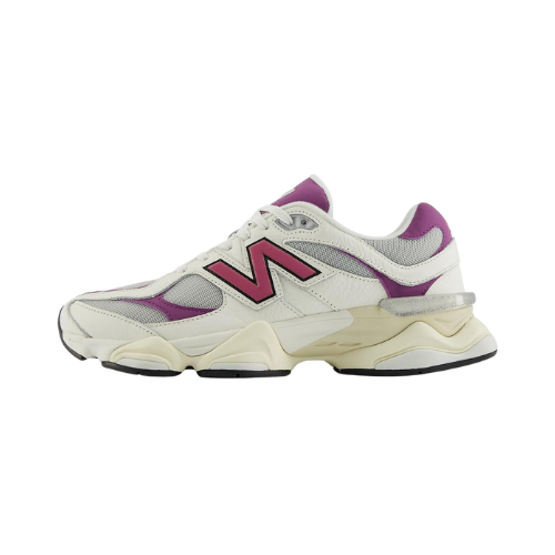 New Balance 9060 White Silver Metalic Taro - Droper
