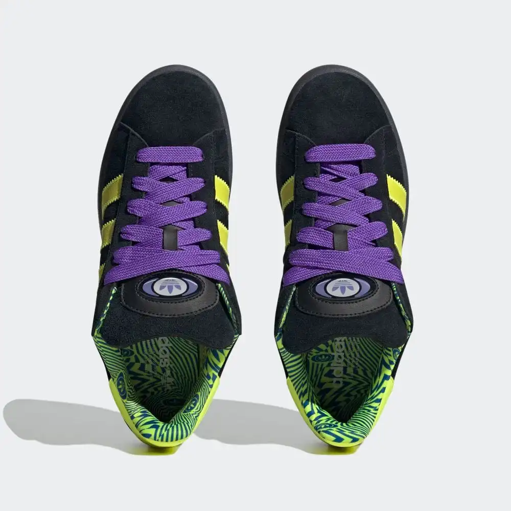 adidas Campus 00s Solar Yellow Purple Rush foto 2