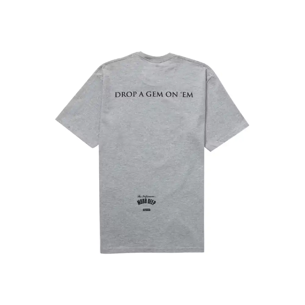 Camiseta Supreme Mobb Deep Dragon Heather Grey - Droper