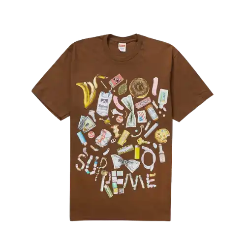 Camiseta Supreme Trash Brown
