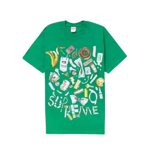Camiseta Supreme Trash Green