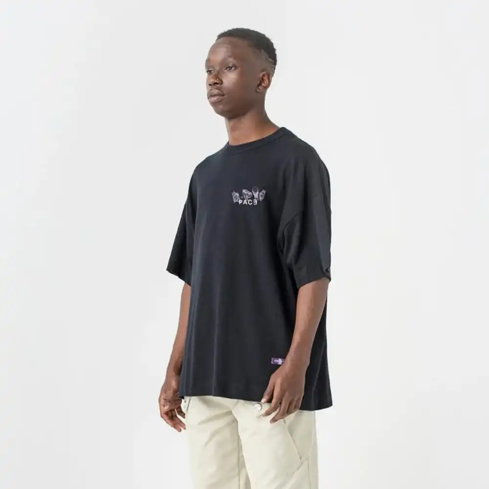 Camiseta Pace Oversized XPH Black - Droper