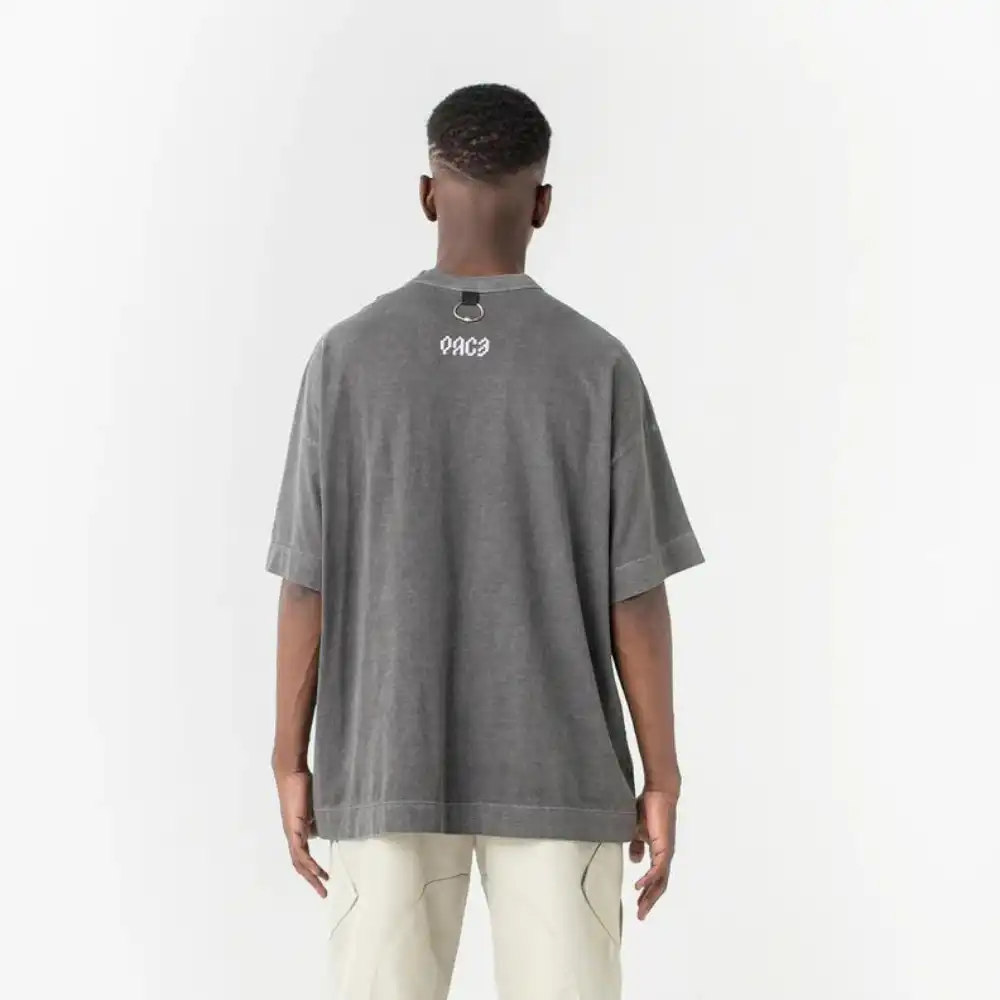 Camiseta Pace Oversized XPP Washed Black - Droper