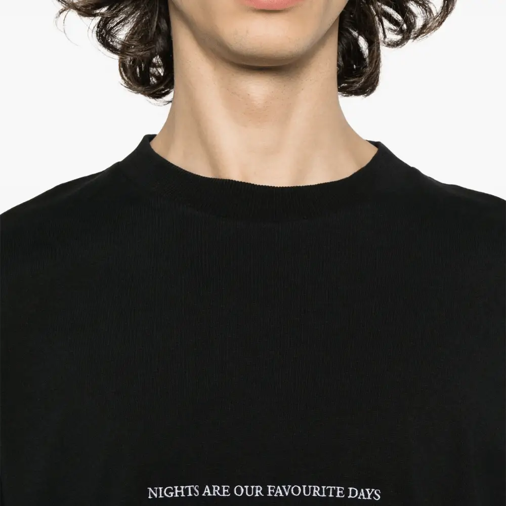 Camiseta Marcelo Burlon County Of Milan Party Quote Cotton Black foto 3