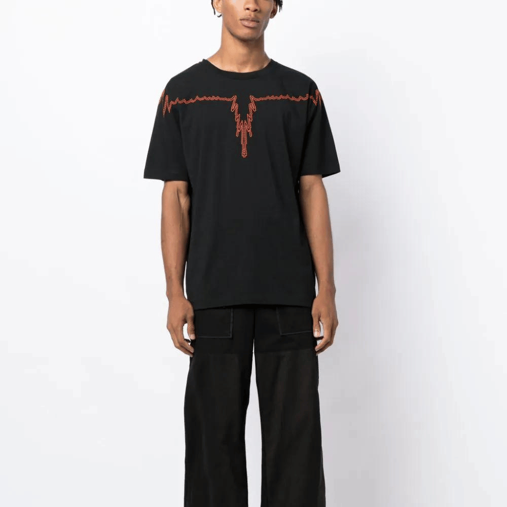 Camiseta Marcelo Burlon County Of Milan Icon Wings Embroidered