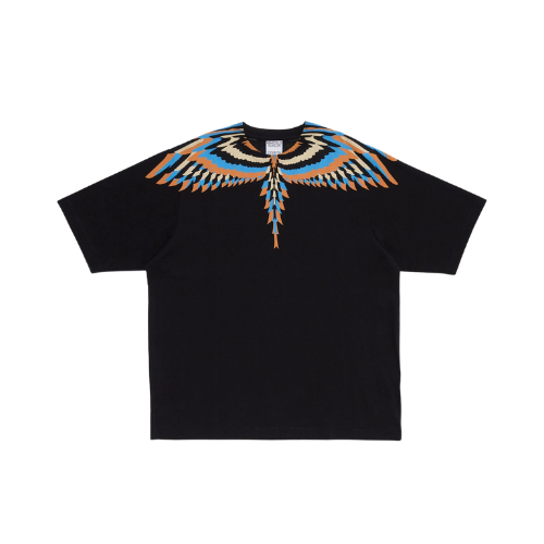 Camiseta Marcelo Burlon County Of Milan Optical Wings Cotton Black