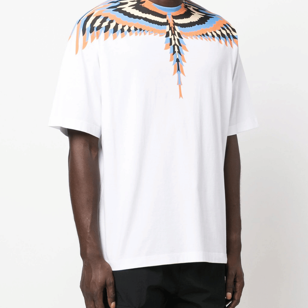 Camiseta Marcelo Burlon County Of Milan Optical Wings Cotton White