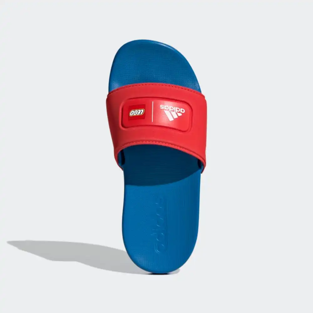 LEGO x adidas Adilette Red Shock Blue - Droper
