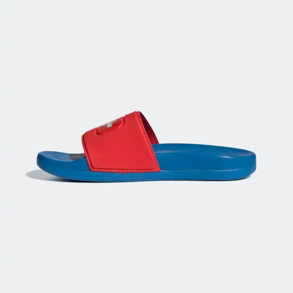 LEGO x adidas Adilette Red Shock Blue - Droper