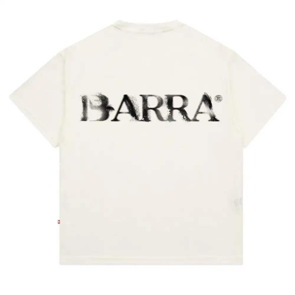Camiseta Barra Crew Barra Logo Off White