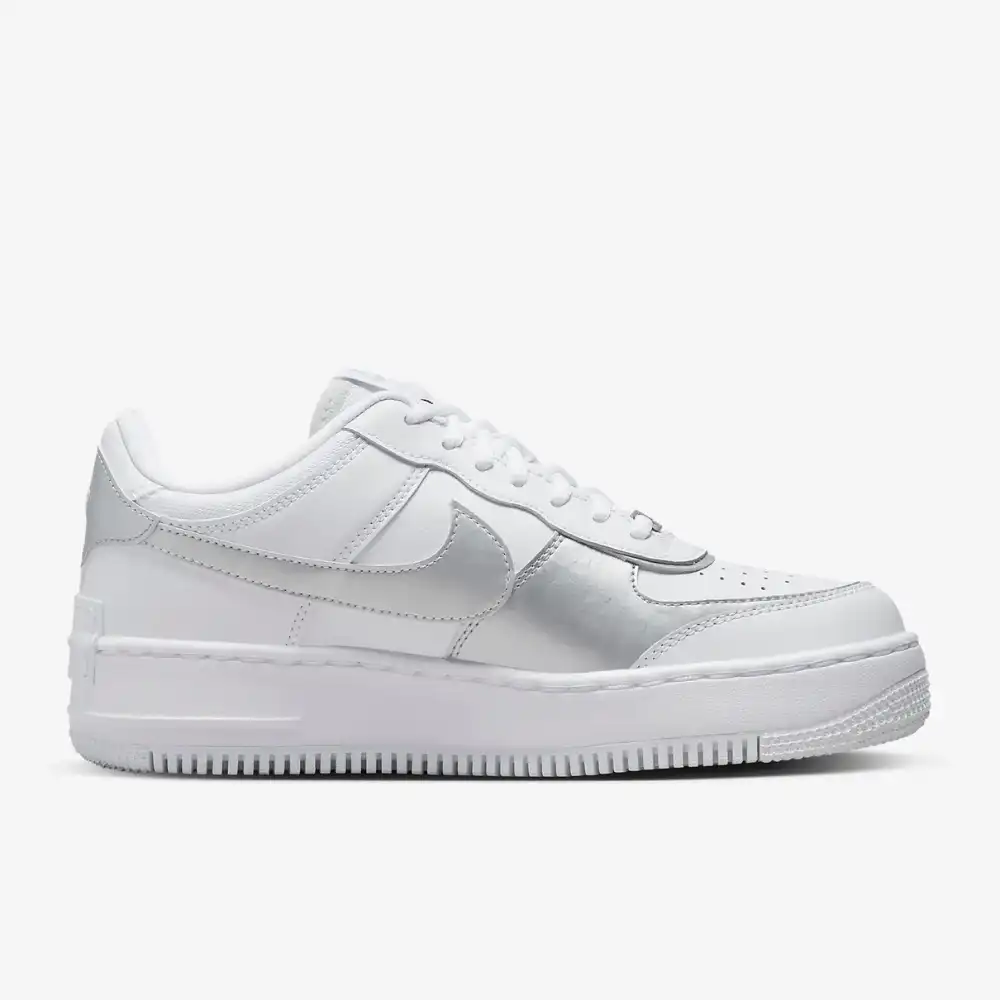 Nike Air Force 1 Shadow White Metallic Silver foto 3
