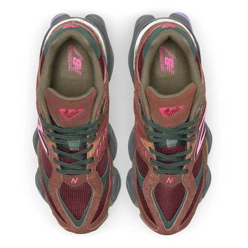 Imagem New Balance 9060 Rich Oak Burgundy
