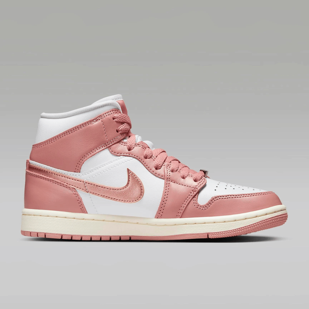 Air Jordan 1 Mid SE Red Stardust White foto 3
