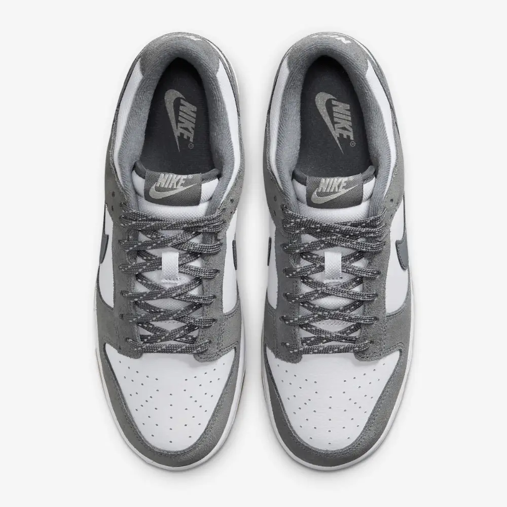 Nike Dunk Low Smoke Grey Gum 3M Swoosh foto 2