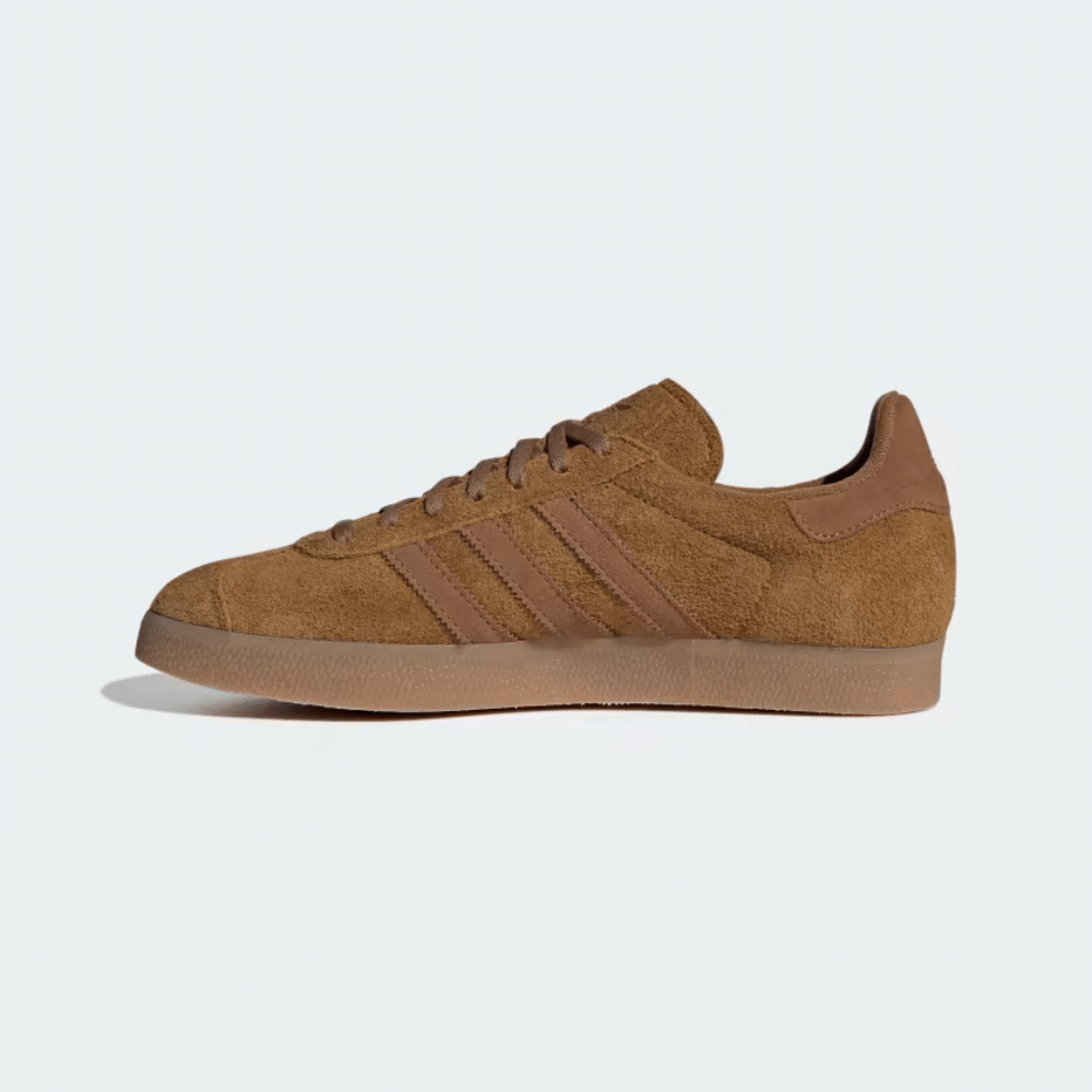 adidas gazelle silver green womens Adidas Men's Gazelle Earth Strata / Brown / Gum Low Top Sneakers