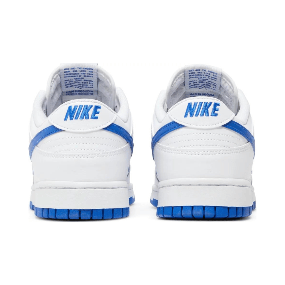 Nike Dunk Low White Hyper Royal foto 2