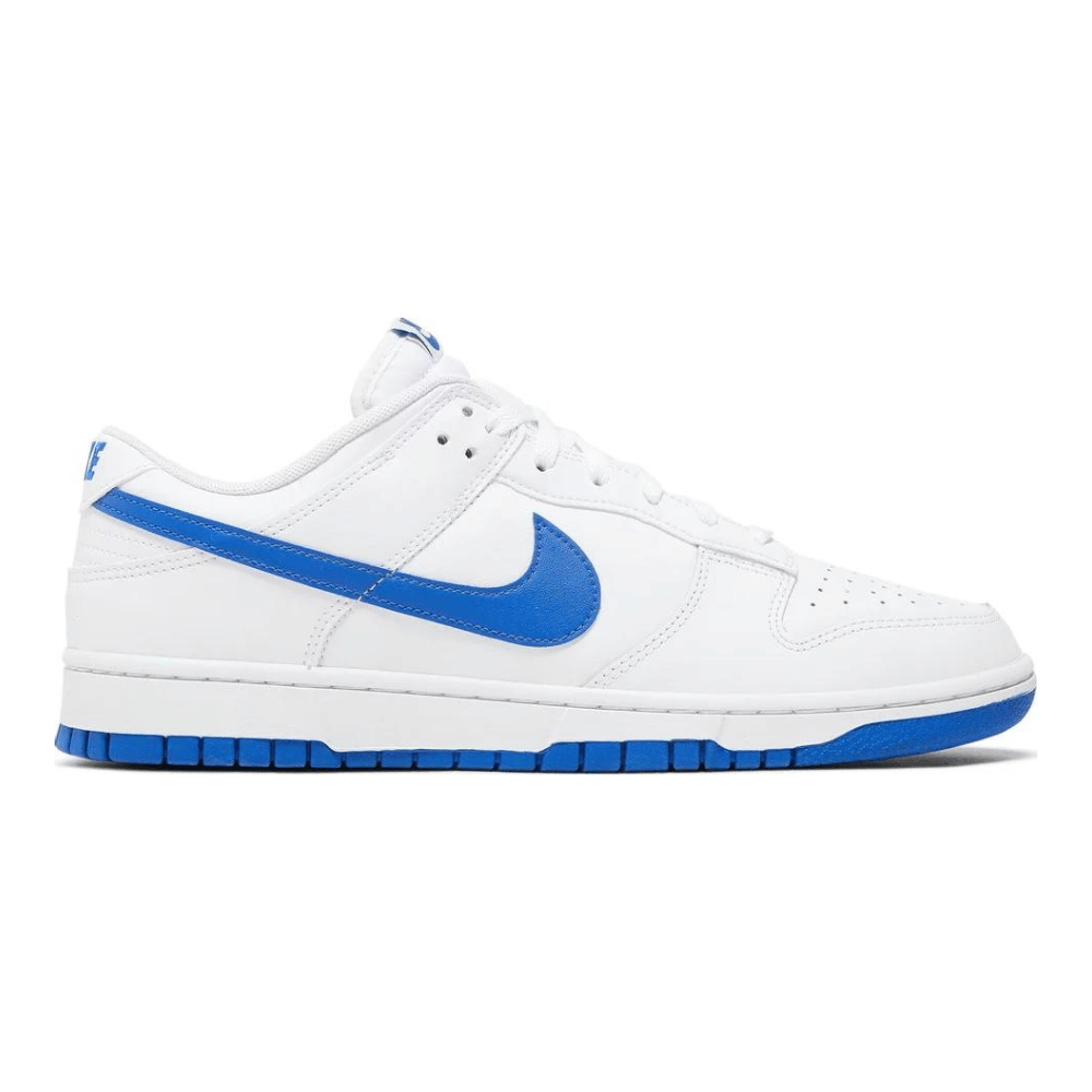 Nike Dunk Low White Hyper Royal foto 1