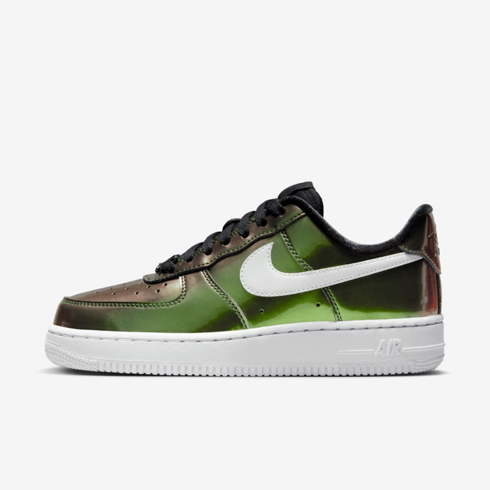 Nike air force 1 discount sage trainers violet mist irridescent