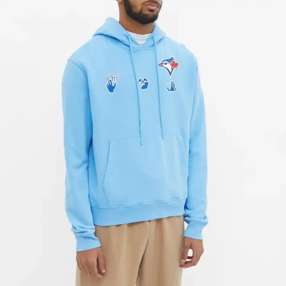 MLB x Off-White Moletom Toronto Blue Jays Blue foto 1