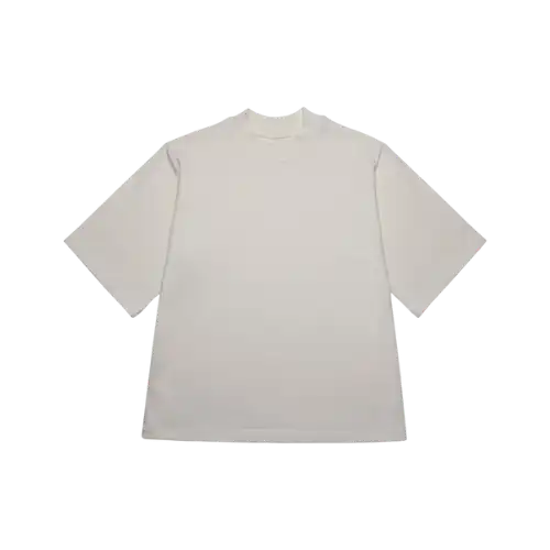 Camiseta Isa Lucena Mock Neck Off White