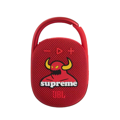 Supreme x Toy Machine x JBL Clip Red - Droper