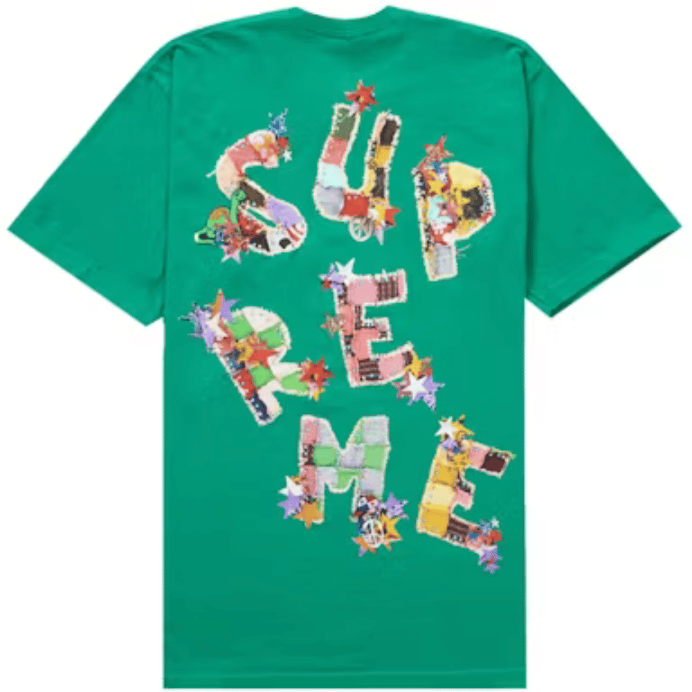 Camiseta Supreme Patchwork Green - Droper