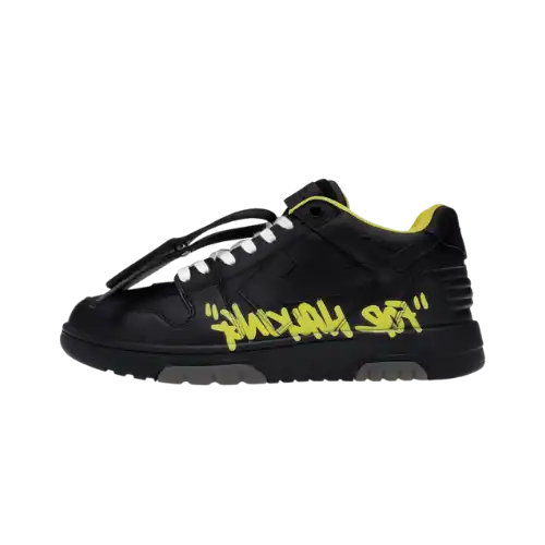 Off-White Out of Office Low For Walking Black Yellow