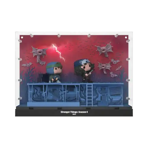 Funko Pop! Moment Deluxe Stranger Things Phase Three Dustin/Eddie/Demobats