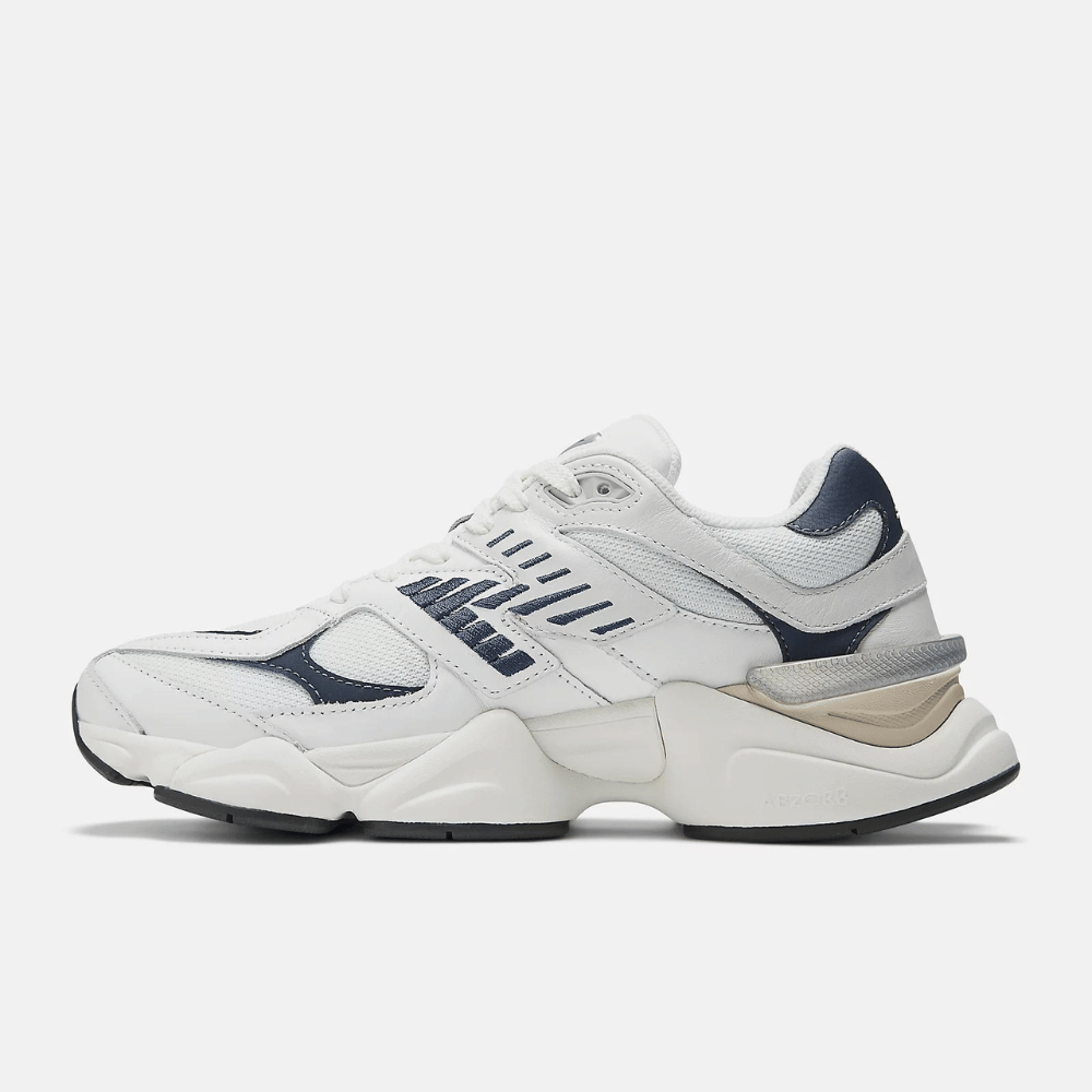 New Balance 9060 White Navy - Droper