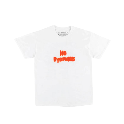 Camiseta Travis Scott No Bystanders White