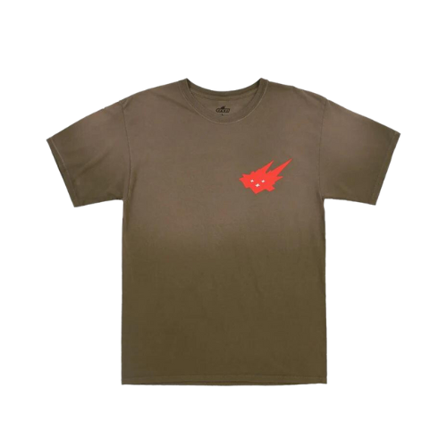 Camiseta Travis Scott Cacti Down To Earth 2 Brown
