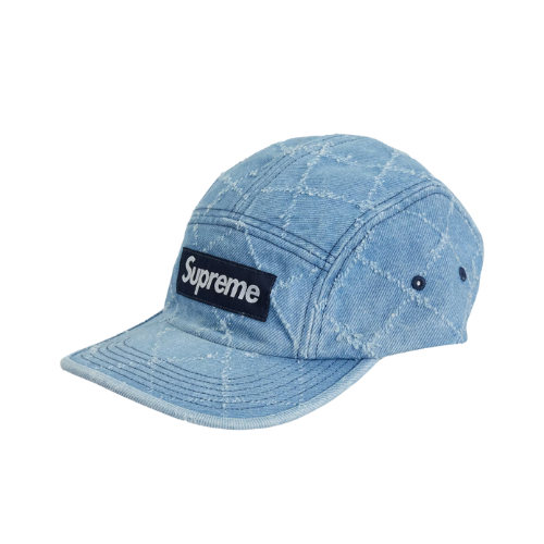 Boné Supreme Waxed Cotton Camp Cap Ice - Droper