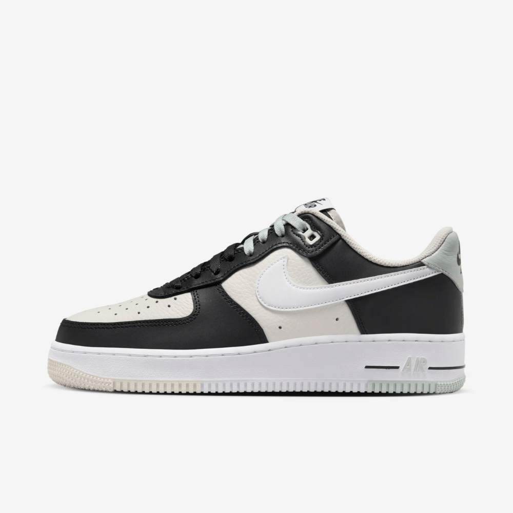 Air force 1 low black sales black white