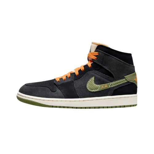 Air Jordan 1 Mid SE Craft Anthracite Light Olive
