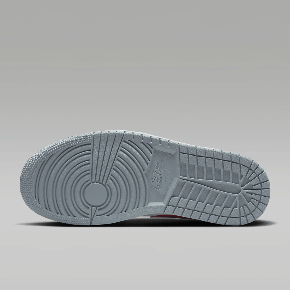 Air Jordan 1 Low Blue Grey White Dune Red foto 5