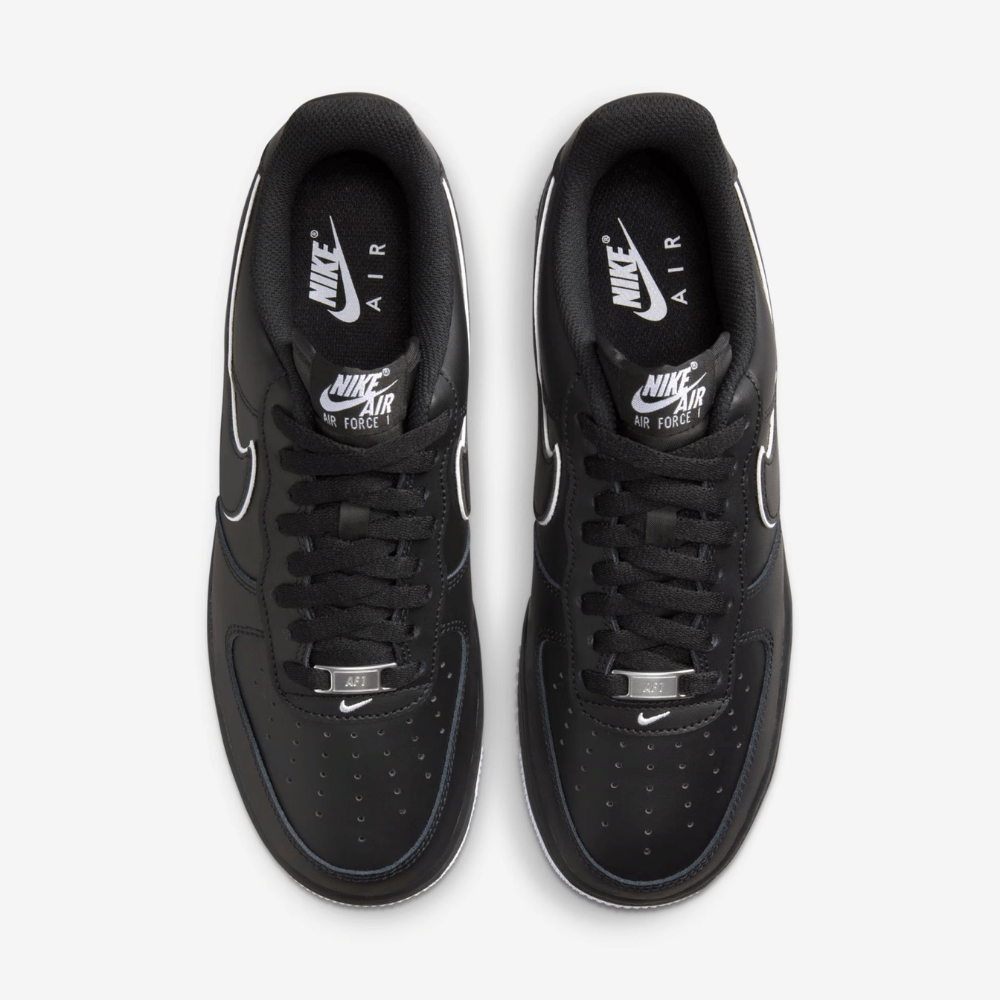 Nike Air Force 1 Low Black White foto 2