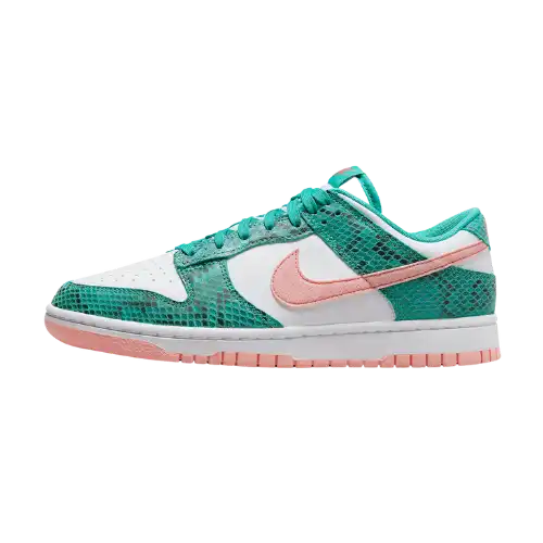 Nike Dunk Low Washed Teal Snakeskin - Droper