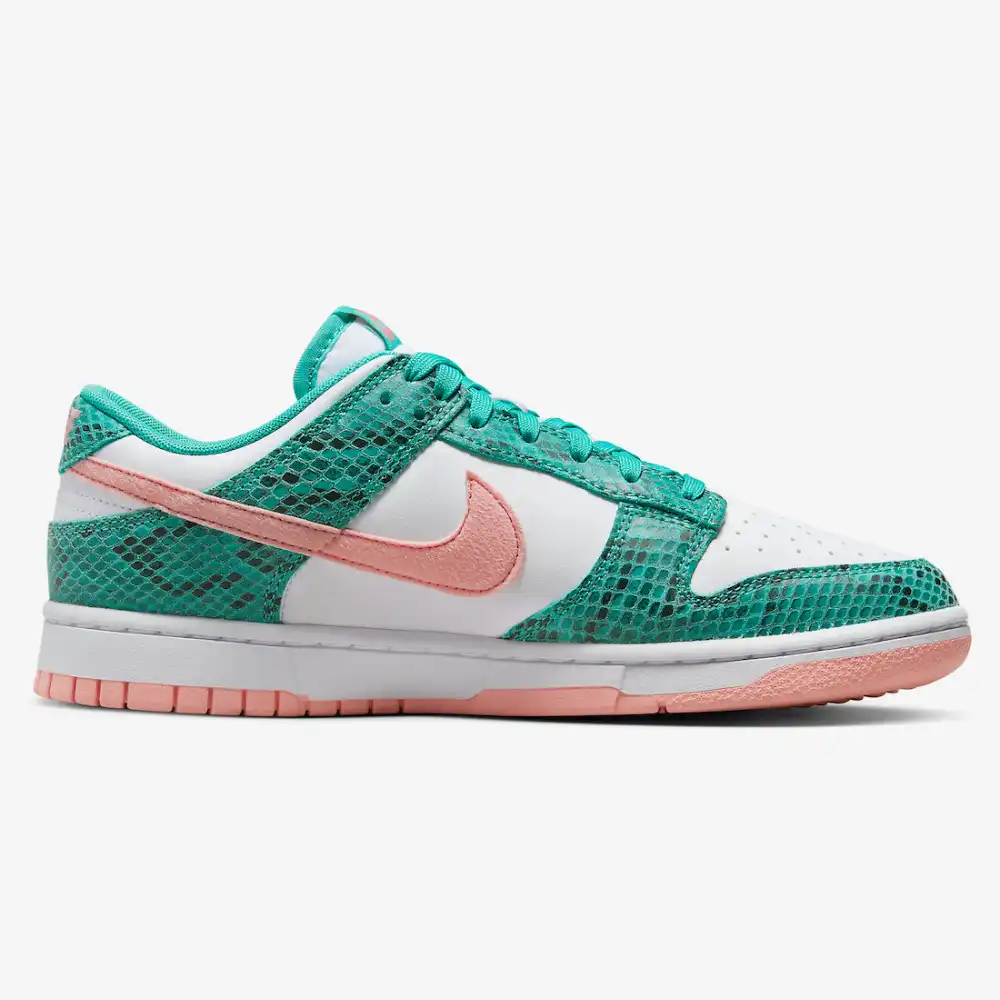 Nike Dunk Low Washed Teal Snakeskin foto 3