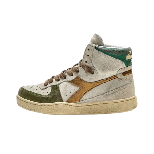 Diadora Mi Basket Metal Mix Used Off White