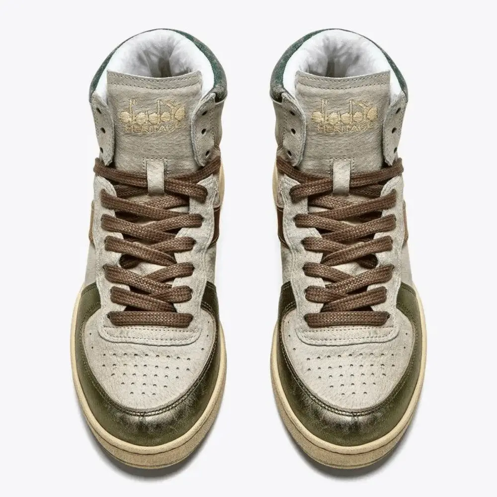 Diadora Mi Basket Metal Mix Used Off White foto 2