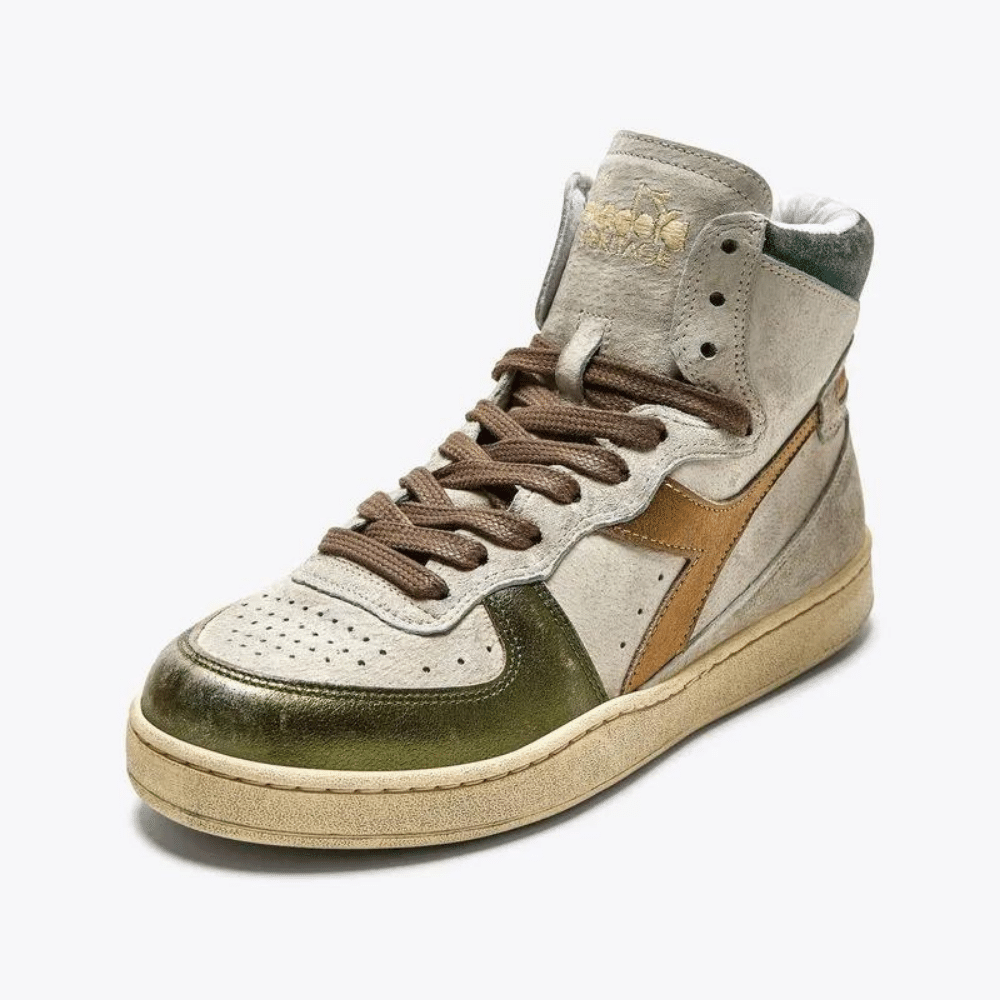 Diadora Mi Basket Metal Mix Used Off White foto 3