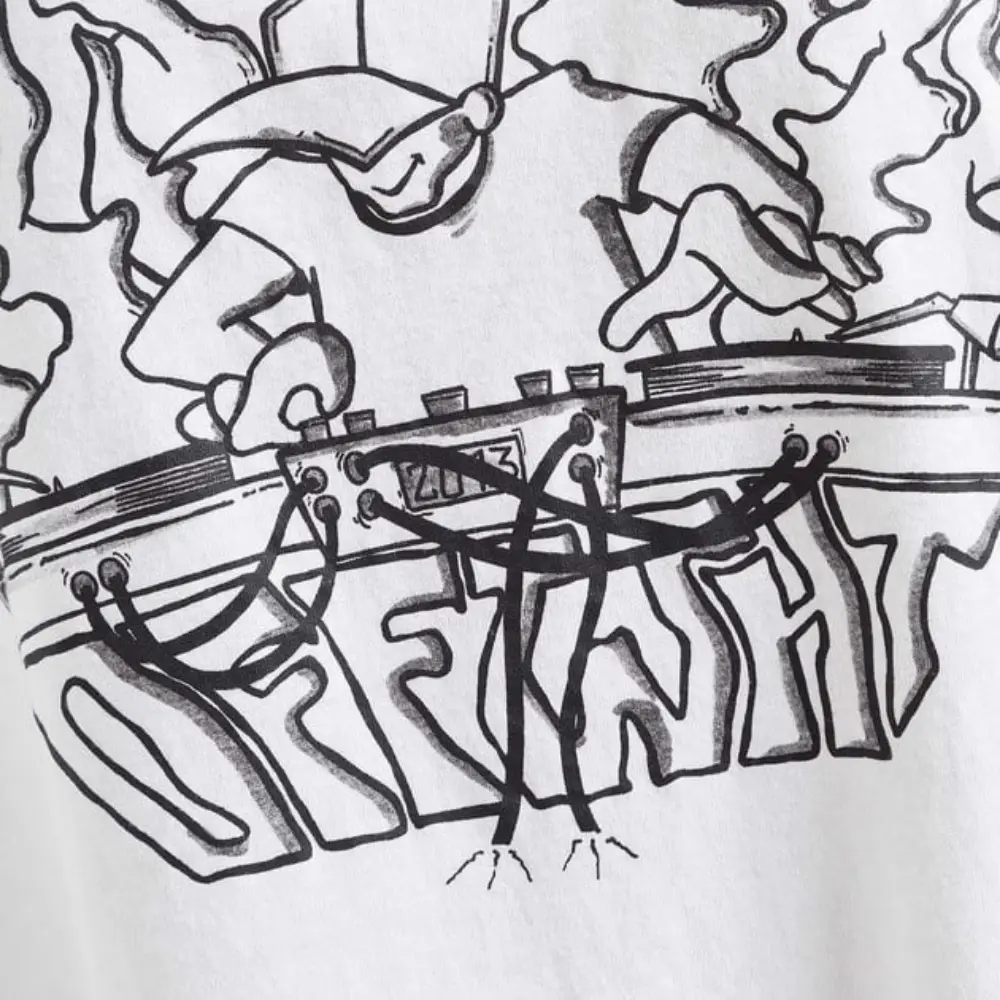 Camiseta Off-White Dj Play White foto 4