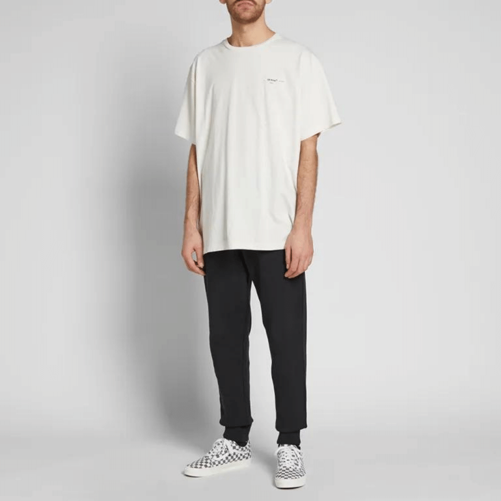 Camiseta Off-White Colour Painting Diagonals Oversized White foto 2