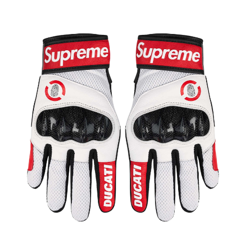 Ducati x Supreme Luva C1 Leather White
