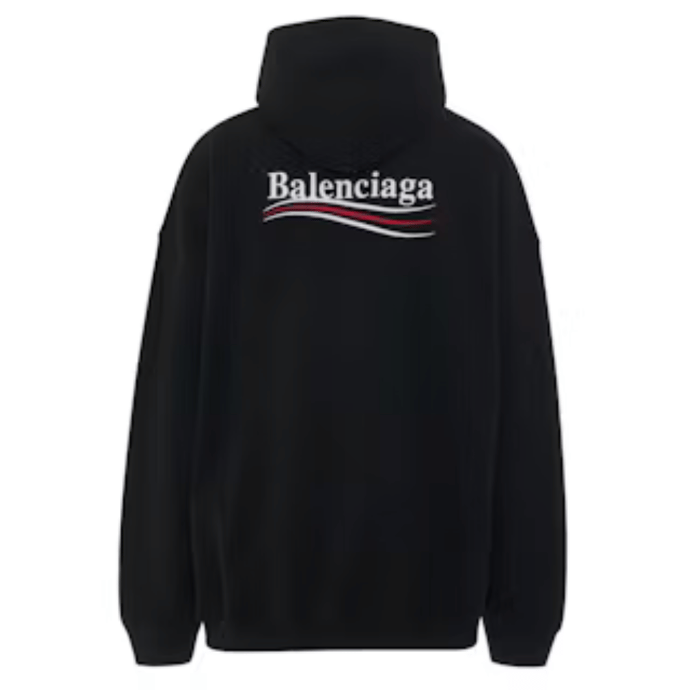 Moletom Balenciaga Political Campaign Large Fit Black foto 1