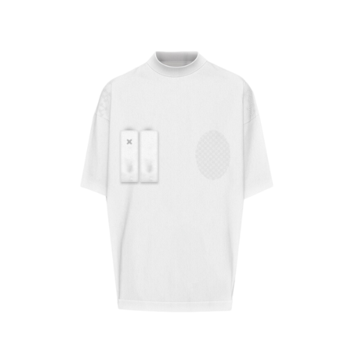 Camiseta THESAINT Oversized Pen Pocket Branco