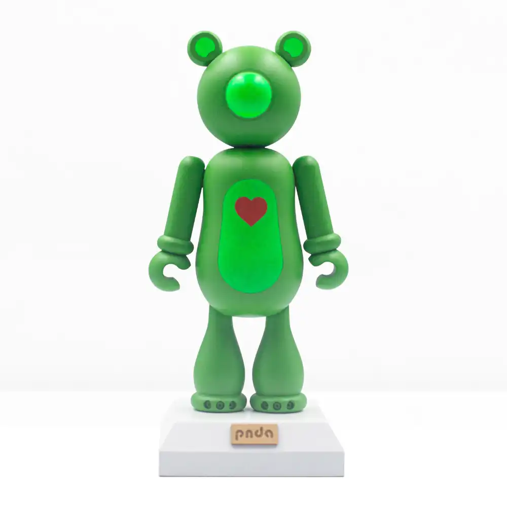 PNDA Tiny Heart Button Green foto 1